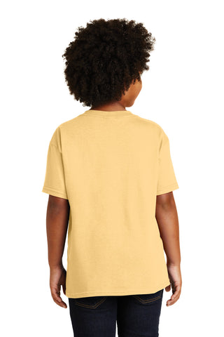 Gildan Youth Heavy Cotton 100% Cotton T-Shirt (Yellow Haze)