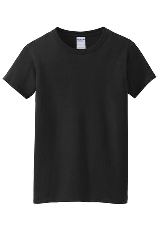 Gildan Ladies Heavy Cotton 100% Cotton T-Shirt (Black)