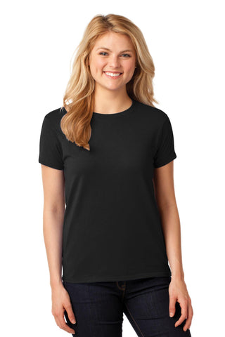 Gildan Ladies Heavy Cotton 100% Cotton T-Shirt (Black)