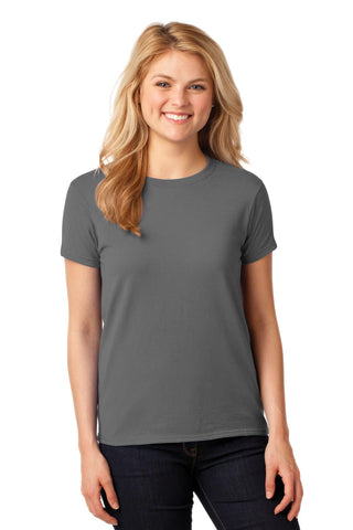 Gildan Ladies Heavy Cotton 100% Cotton T-Shirt (Charcoal)