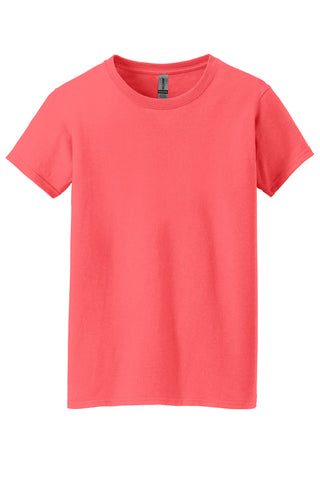 Gildan Ladies Heavy Cotton 100% Cotton T-Shirt (Coral Silk)
