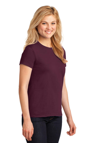 Gildan Ladies Heavy Cotton 100% Cotton T-Shirt (Maroon)