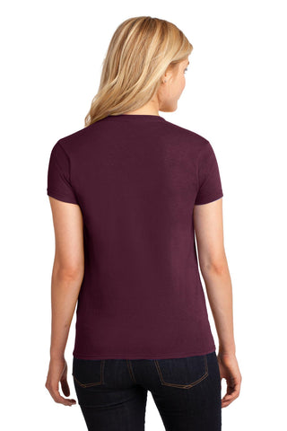 Gildan Ladies Heavy Cotton 100% Cotton T-Shirt (Maroon)