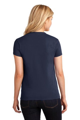 Gildan Ladies Heavy Cotton 100% Cotton T-Shirt (Navy)