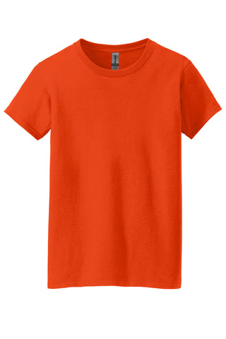 Gildan Ladies Heavy Cotton 100% Cotton T-Shirt (Orange)