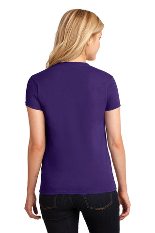 Gildan Ladies Heavy Cotton 100% Cotton T-Shirt (Purple)
