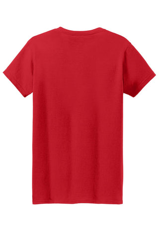 Gildan Ladies Heavy Cotton 100% Cotton T-Shirt (Red)