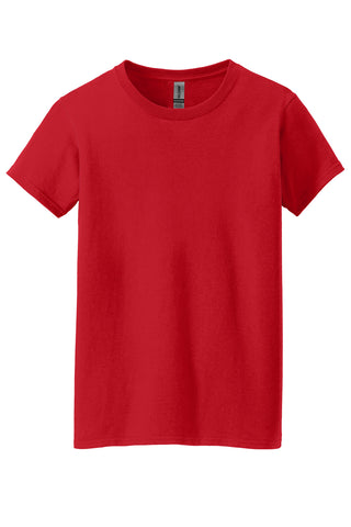 Gildan Ladies Heavy Cotton 100% Cotton T-Shirt (Red)
