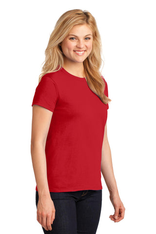 Gildan Ladies Heavy Cotton 100% Cotton T-Shirt (Red)