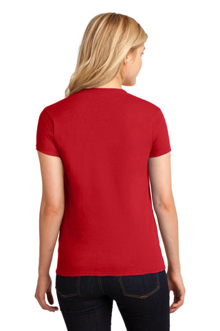 Gildan Ladies Heavy Cotton 100% Cotton T-Shirt (Red)