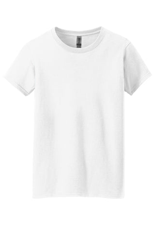 Gildan Ladies Heavy Cotton 100% Cotton T-Shirt (White)