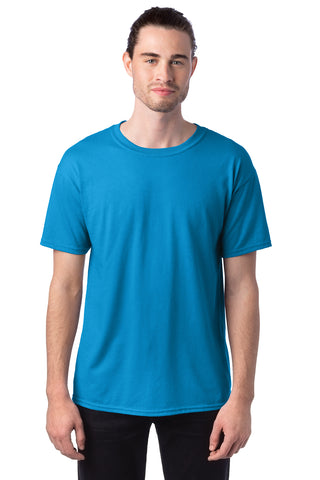 Hanes EcoSmart 50/50 Cotton/Poly T-Shirt (Safety Green)