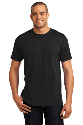 Hanes EcoSmart 50/50 Cotton/Poly T-Shirt (Black)