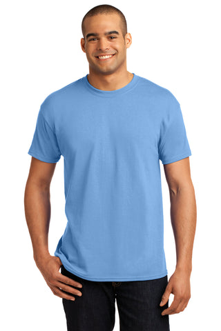 Hanes EcoSmart 50/50 Cotton/Poly T-Shirt (Carolina Blue)