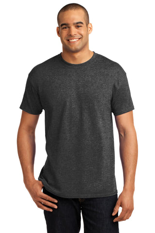 Hanes EcoSmart 50/50 Cotton/Poly T-Shirt (Charcoal Heather)