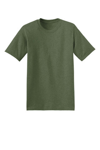 Hanes EcoSmart 50/50 Cotton/Poly T-Shirt (Heather Green)
