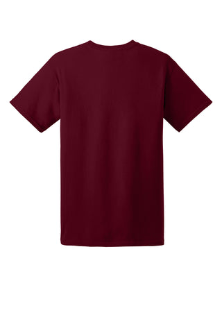 Hanes EcoSmart 50/50 Cotton/Poly T-Shirt (Maroon)