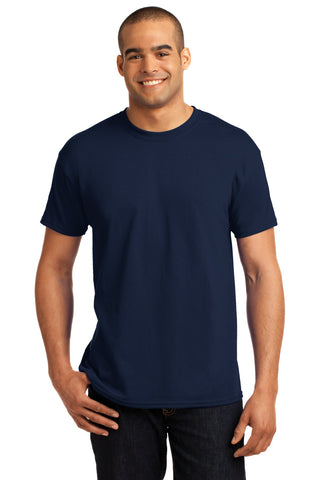 Hanes EcoSmart 50/50 Cotton/Poly T-Shirt (Navy)