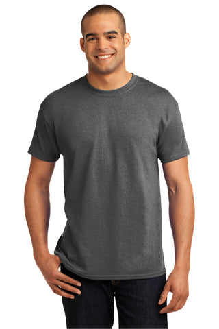 Hanes EcoSmart 50/50 Cotton/Poly T-Shirt (Oxford Gray)