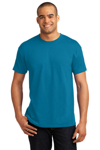 Hanes EcoSmart 50/50 Cotton/Poly T-Shirt (Teal)