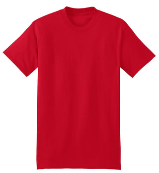 Hanes Beefy-T 100% Cotton T-Shirt (Deep Red)