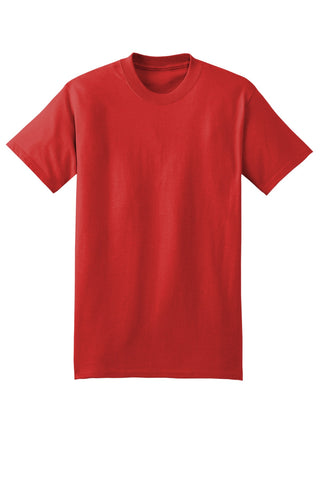 Hanes Beefy-T 100% Cotton T-Shirt (Athletic Red)