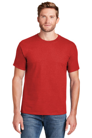 Hanes Beefy-T 100% Cotton T-Shirt (Athletic Red)