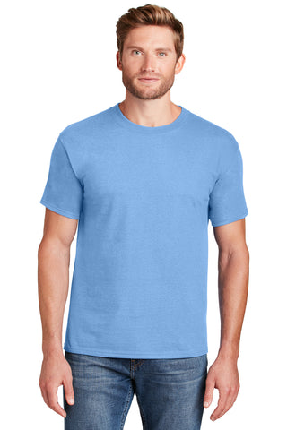 Hanes Beefy-T 100% Cotton T-Shirt (Carolina Blue)