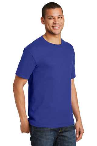 Hanes Beefy-T 100% Cotton T-Shirt (Deep Royal)