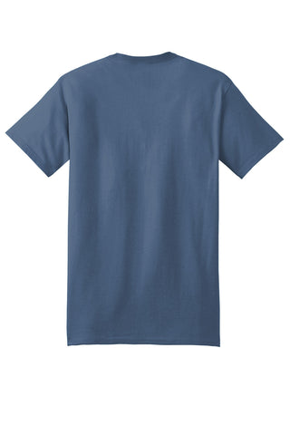 Hanes Beefy-T 100% Cotton T-Shirt (Denim Blue)