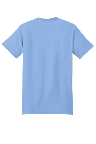 Hanes Beefy-T 100% Cotton T-Shirt (Light Blue)