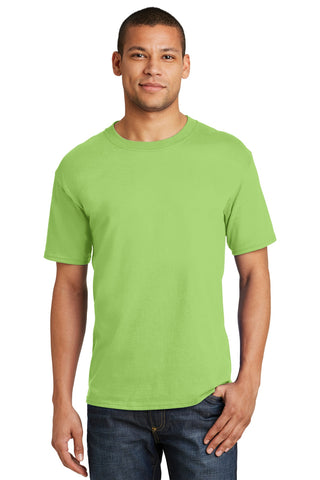 Hanes Beefy-T 100% Cotton T-Shirt (Lime)