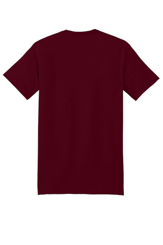 Hanes Beefy-T 100% Cotton T-Shirt (Maroon)