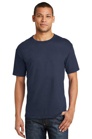 Hanes Beefy-T 100% Cotton T-Shirt (Navy)