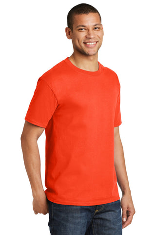 Hanes Beefy-T 100% Cotton T-Shirt (Orange)