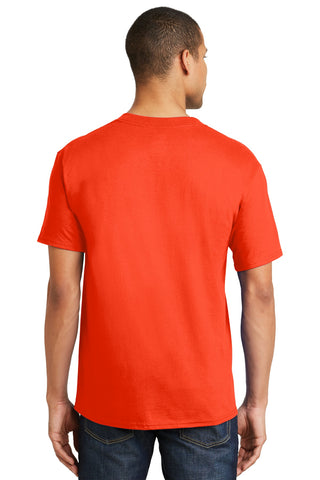 Hanes Beefy-T 100% Cotton T-Shirt (Orange)