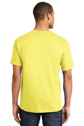 Hanes Beefy-T 100% Cotton T-Shirt (Yellow)