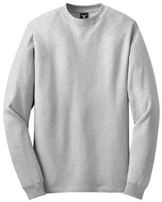 Hanes Beefy-T 100% Cotton Long Sleeve T-Shirt (Ash*)