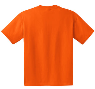 Hanes Beefy-T 100% Cotton T-Shirt with Pocket (Orange)