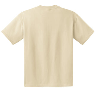 Hanes Beefy-T 100% Cotton T-Shirt with Pocket (Sand)