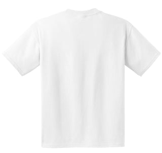 Hanes Beefy-T 100% Cotton T-Shirt with Pocket (White)