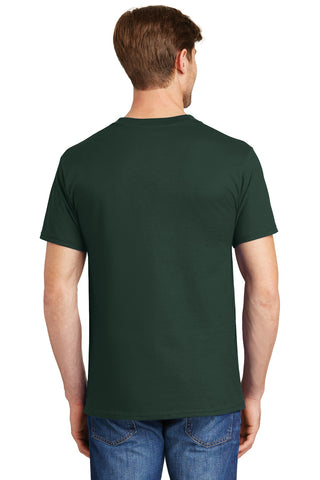 Hanes Beefy-T 100% Cotton T-Shirt with Pocket (Deep Forest)