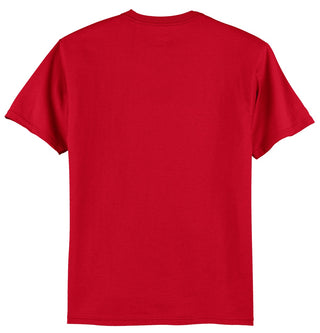 Hanes Authentic 100% Cotton T-Shirt (Deep Red)