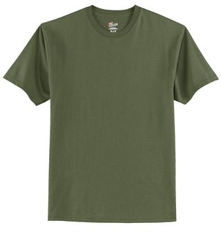 Hanes Authentic 100% Cotton T-Shirt (Fatigue Green)