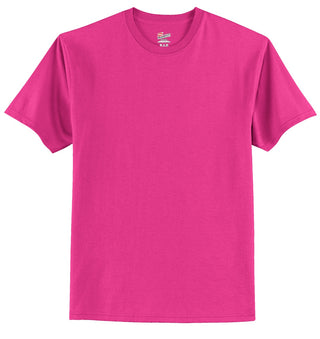 Hanes Authentic 100% Cotton T-Shirt (Wow Pink)