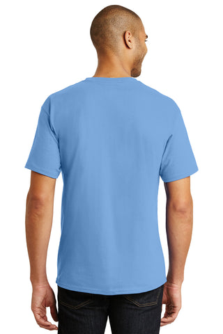 Hanes Authentic 100% Cotton T-Shirt (Carolina Blue)