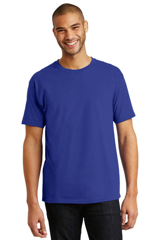 Hanes Authentic 100% Cotton T-Shirt (Deep Royal)