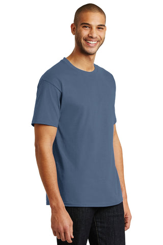 Hanes Authentic 100% Cotton T-Shirt (Denim Blue)