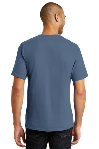 Hanes Authentic 100% Cotton T-Shirt (Denim Blue)