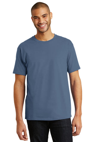 Hanes Authentic 100% Cotton T-Shirt (Denim Blue)